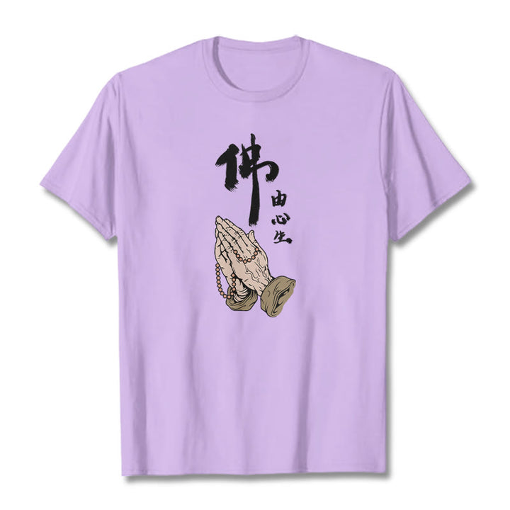 Buddha Stonesの祈りTシャツ - 梅 - 2XL - image 15