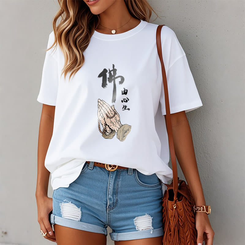 Buddha Stonesの祈りTシャツ - image 2