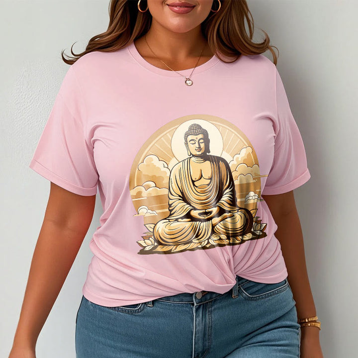 Buddha Stones、太陽、吉兆の雲、仏陀Tシャツ - image 13