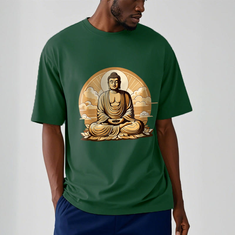 Buddha Stones、太陽、吉兆の雲、仏陀Tシャツ - image 11