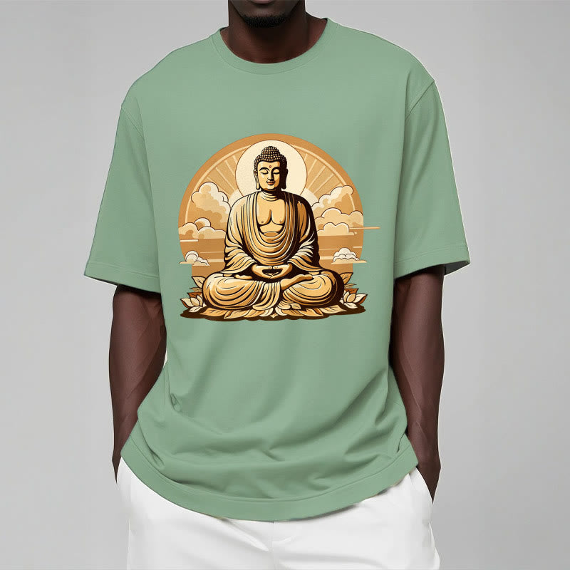 Buddha Stones、太陽、吉兆の雲、仏陀Tシャツ - image 15