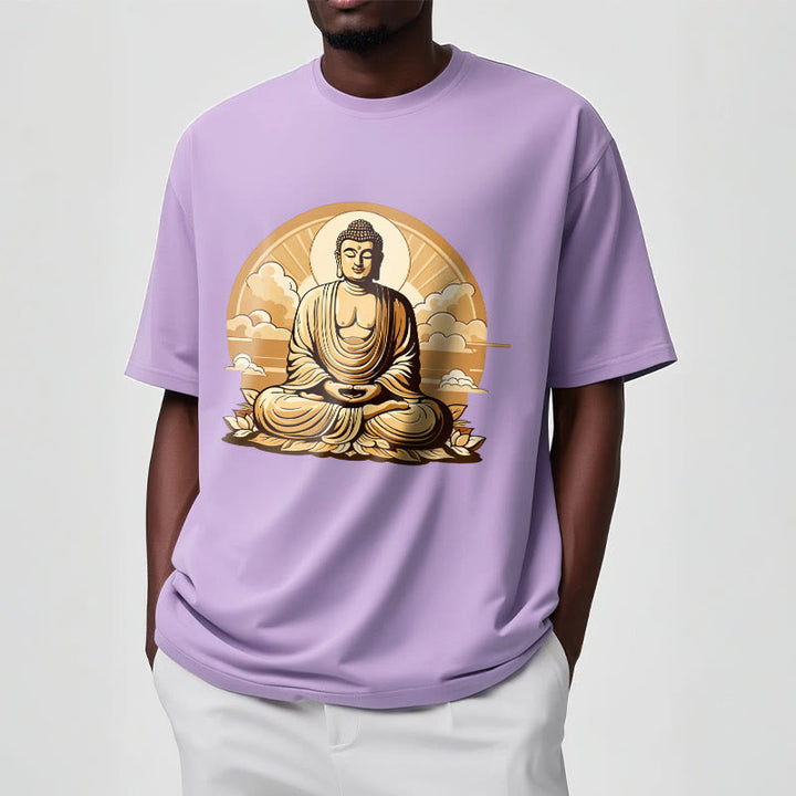 Buddha Stones、太陽、吉兆の雲、仏陀Tシャツ - image 17