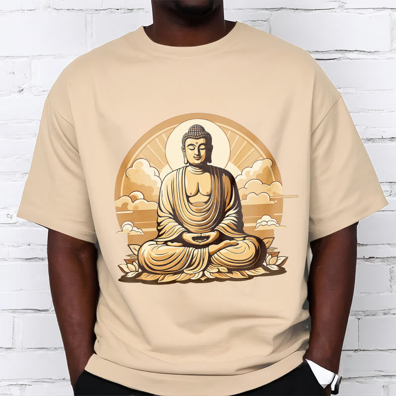 Buddha Stones、太陽、吉兆の雲、仏陀Tシャツ - image 2