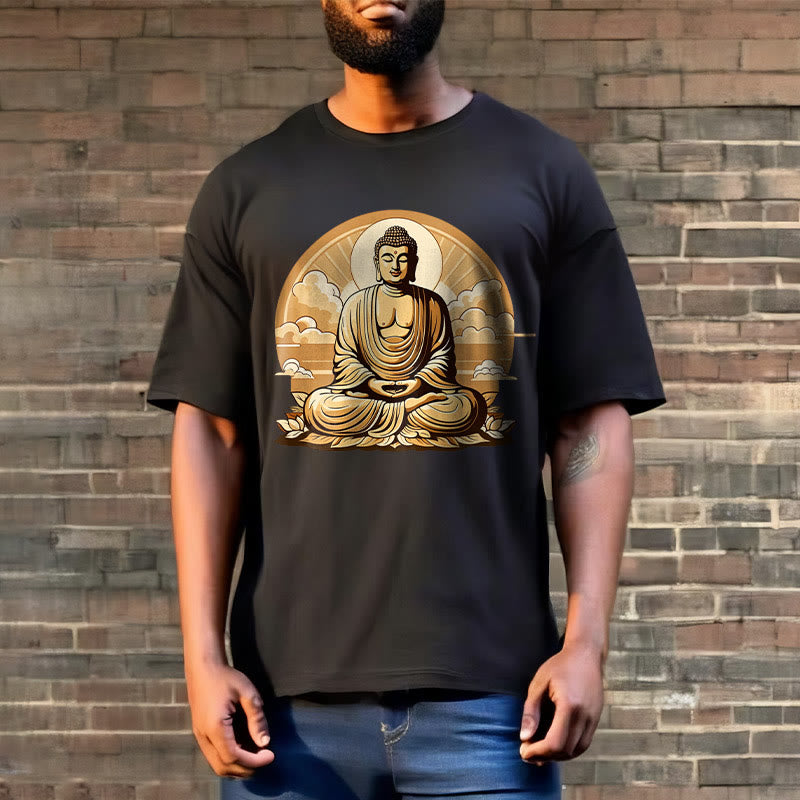 Buddha Stones、太陽、吉兆の雲、仏陀Tシャツ - image 8