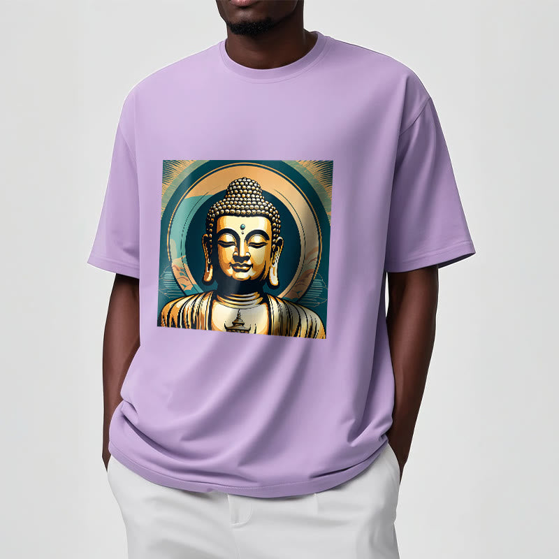 Buddha StonesオーラゴールデンブッダTシャツ - image 17