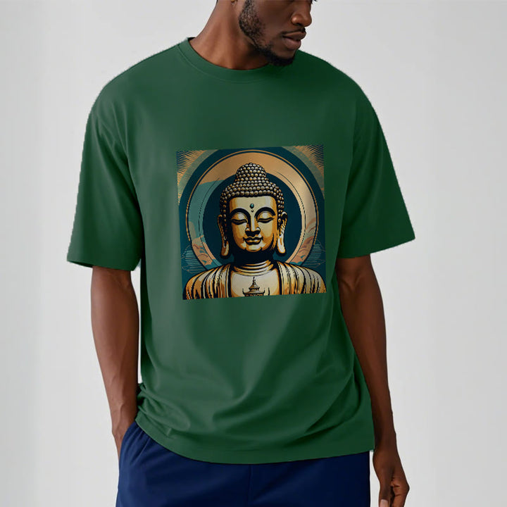 Buddha StonesオーラゴールデンブッダTシャツ - image 10
