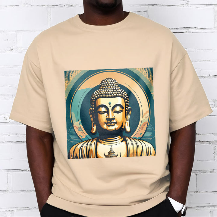 Buddha StonesオーラゴールデンブッダTシャツ - image 8