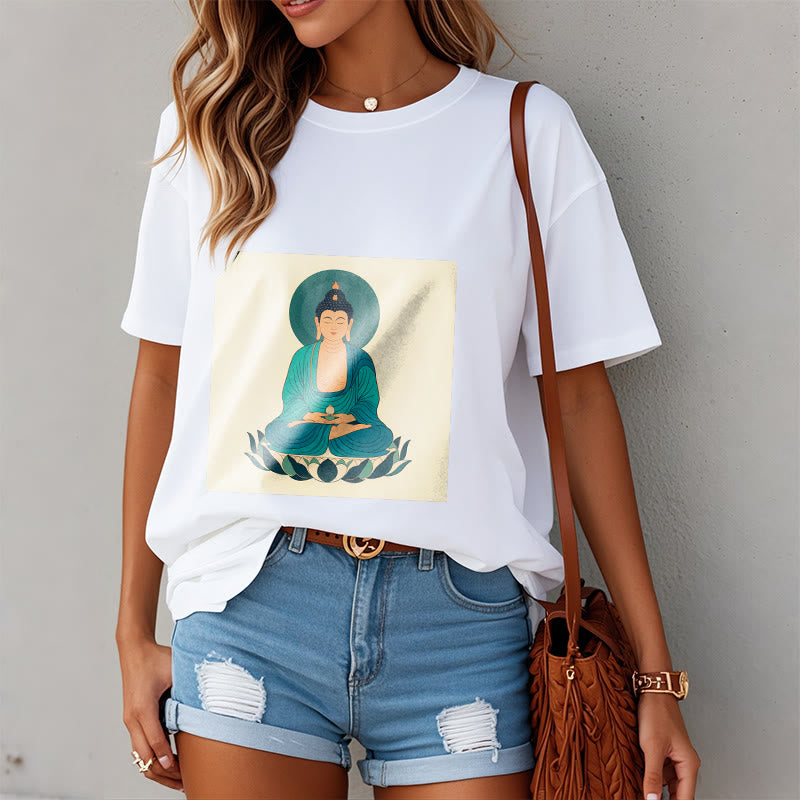 Buddha Stones、蓮の瞑想、仏陀のTシャツ - image 6
