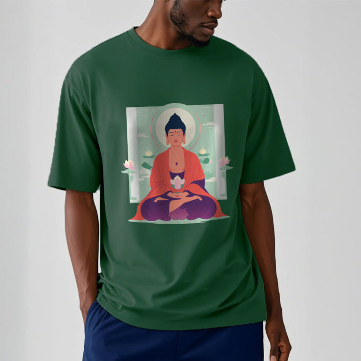 Buddha Stones、蓮の瞑想、仏陀のTシャツ - image 5