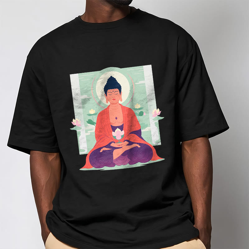 Buddha Stones、蓮の瞑想、仏陀のTシャツ - image 8