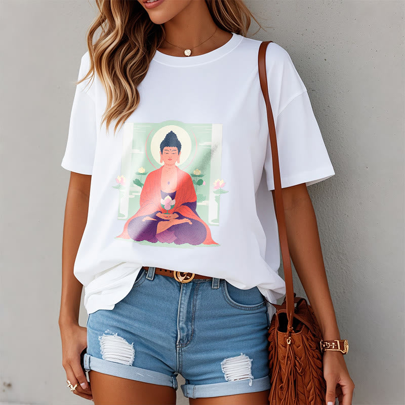 Buddha Stones、蓮の瞑想、仏陀のTシャツ - image 2