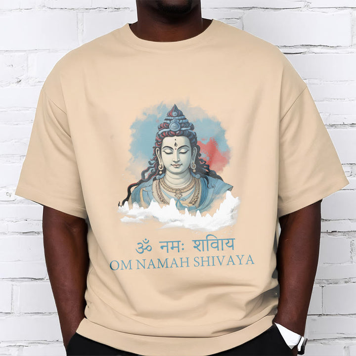 Buddha Stonesサンスクリット語 OM NAMAH SHIVAYA カラフルな雲 T シャツ - image 9