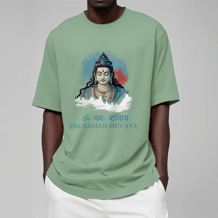 Buddha Stonesサンスクリット語 OM NAMAH SHIVAYA カラフルな雲 T シャツ - image 15