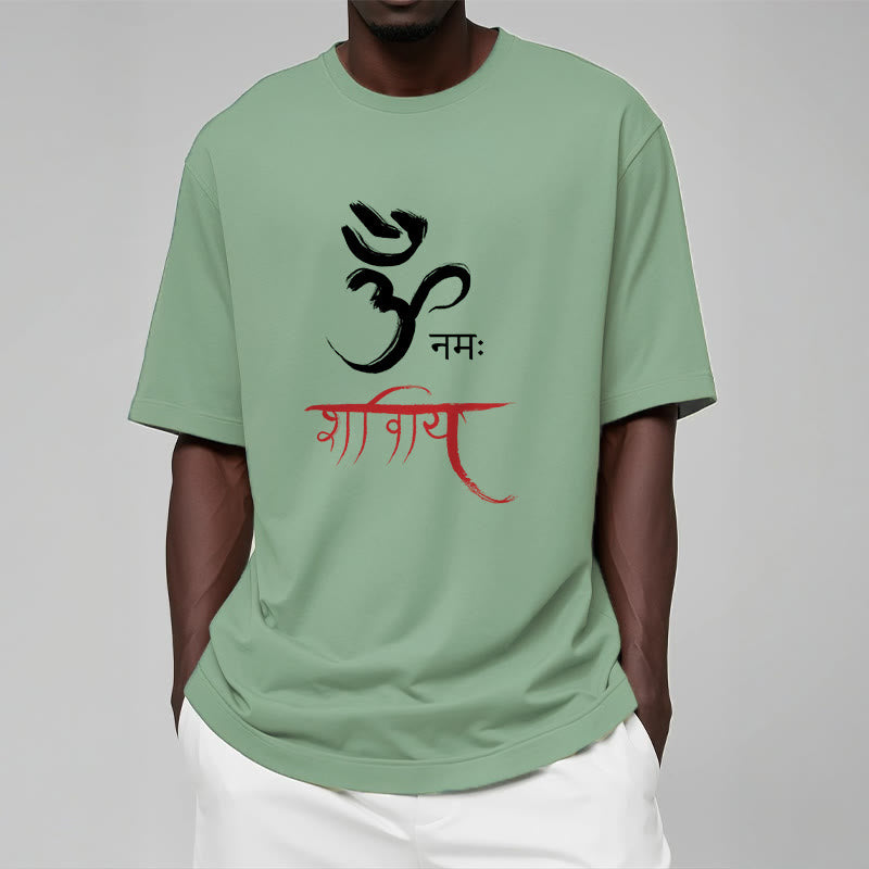 Buddha Stones OM NAMAH SHIVAYA マントラ サンスクリット T シャツ - image 19