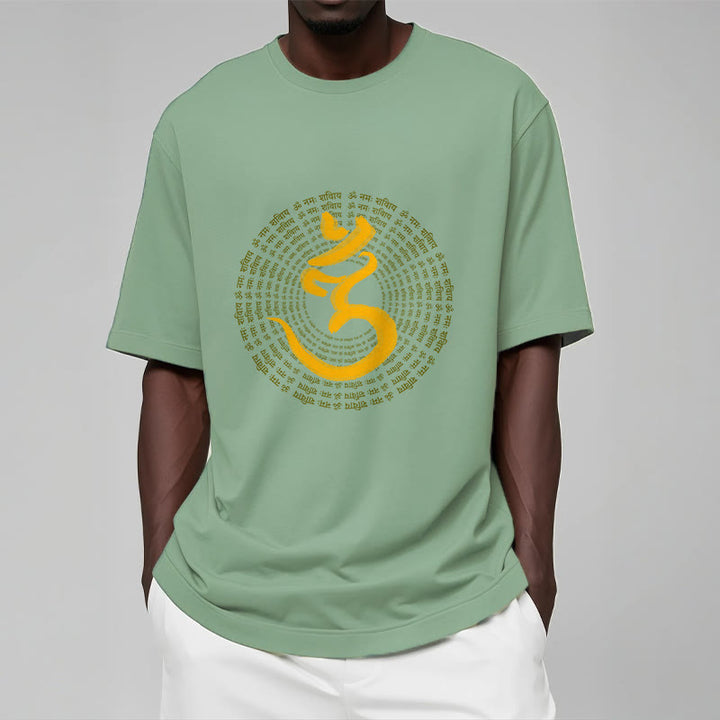 Buddha Stones 108 OM NAMAH SHIVAYA マントラ サンスクリット T シャツ - image 18