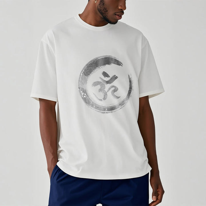 Buddha Stones OM マントラ サンスクリット T シャツ - image 6