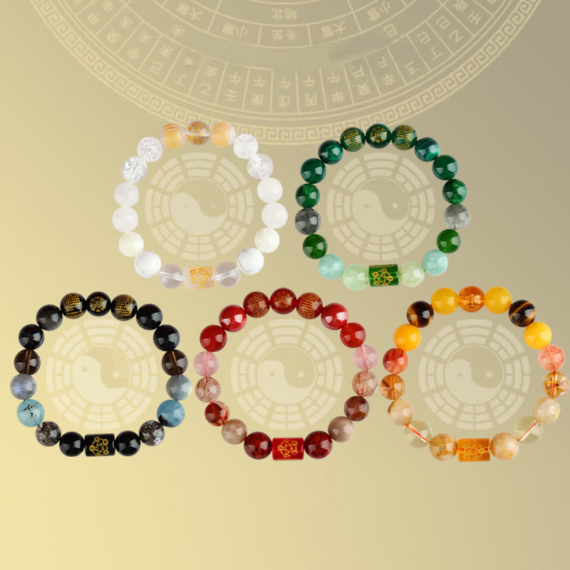 Buddha Stones ヒキュウ 瑪瑙 水晶 開運 金運 財運 魔除け ブレスレット