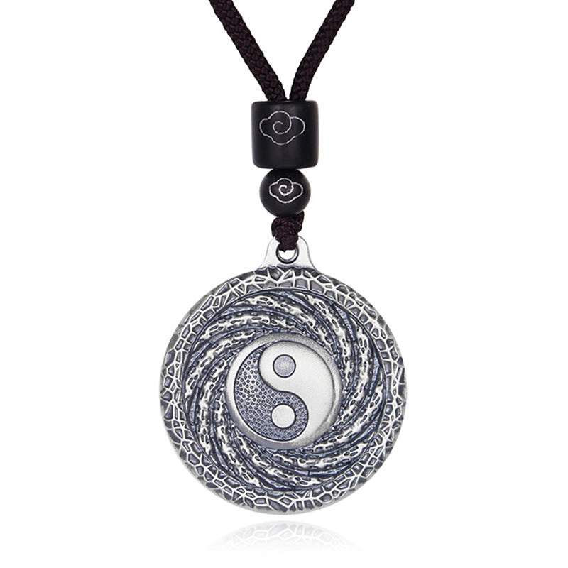Buddha Stones999 スターリングシルバー 太極 陰陽 八卦 デザイン 山の幽霊 お金を使うネックレス ペンダント - image 20