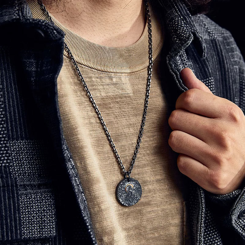 Buddha Stones999スターリングシルバー 999ゴールド 925スターリングシルバー 仏像 蓮のネックレスペンダント - image 4