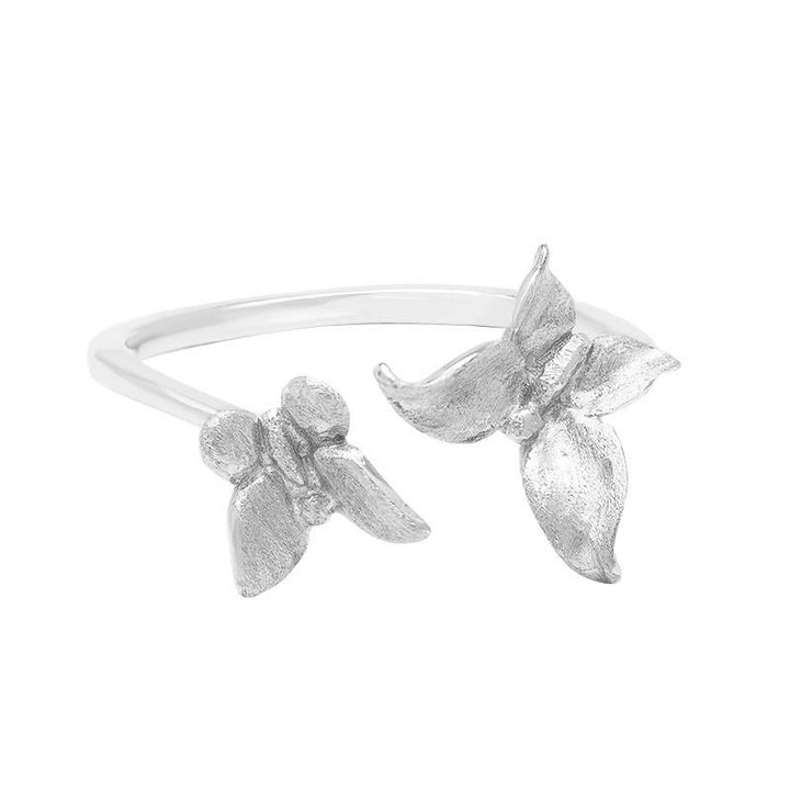 Buddha Stones925スターリングシルバー バタフライラブリング - image 11