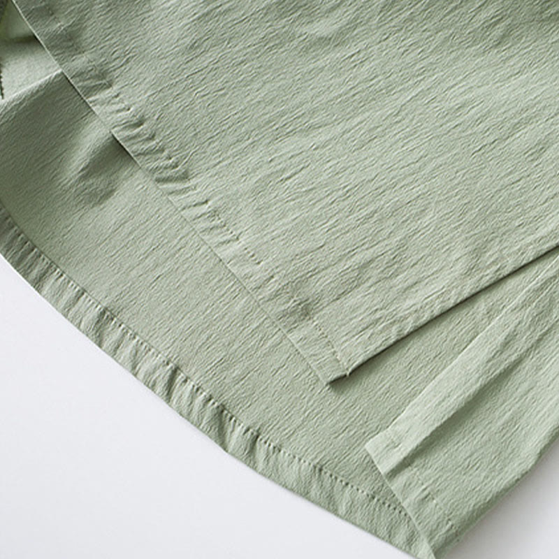 Buddha Stonesフロッグボタン 七分袖シャツパンツ メンズスーツ - image 15