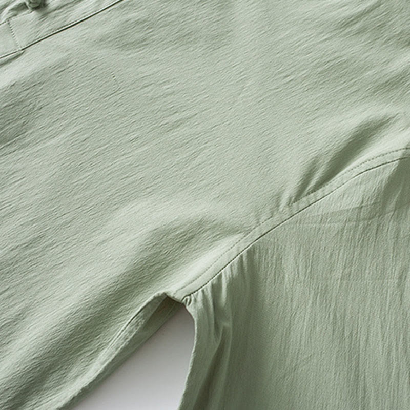 Buddha Stonesフロッグボタン 七分袖シャツパンツ メンズスーツ - image 11