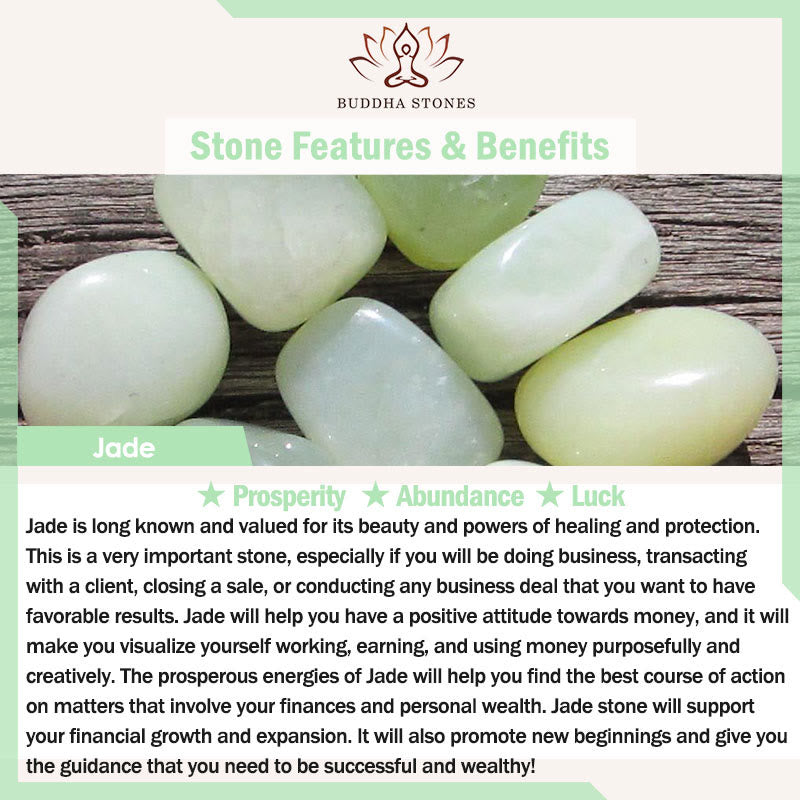Buddha Stones翡翠ハート繁栄ネックレスペンダント