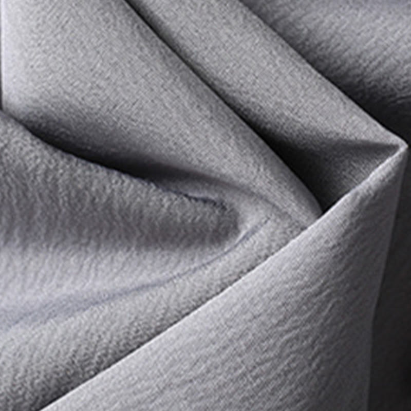 Buddha Stones唐蛙ボタン半袖シャツワイドレッグパンツメンズスーツ - image 7