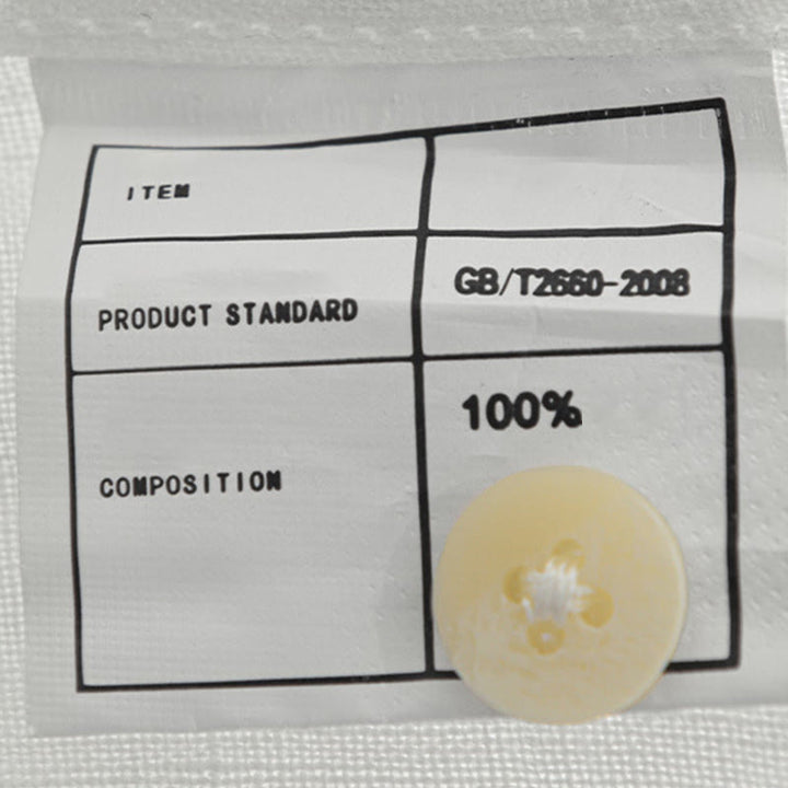 Buddha Stones無地 ゆったり 長袖 ハーフボタン シャツ リネン メンズ 服 - image 7