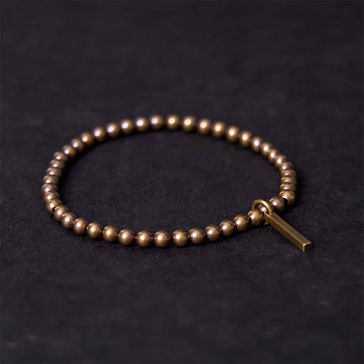 Buddha Stones純銅真鍮ビーズ セルフケア ヒーリングブレスレット - 20～21cm - image 1