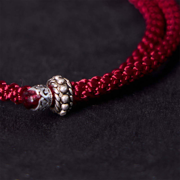 Buddha Stones925スターリングシルバー 象の安全と健康のお守り チャーム強さブレスレット