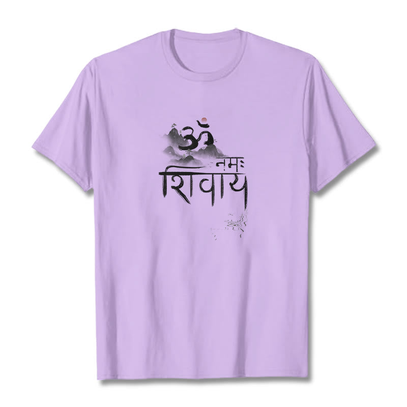 Buddha StonesOM NAMAH SHIVAYA マウンテンコットンTシャツ - 梅 - 2XL - image 19