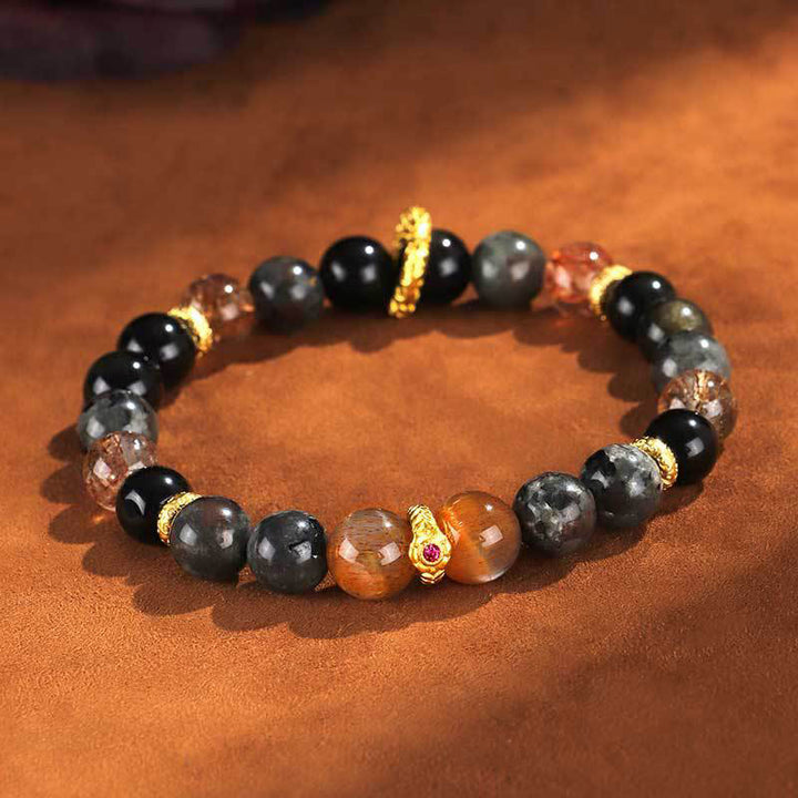 Buddha Stones、太陽石、溶岩石、ポジティブブレスレット