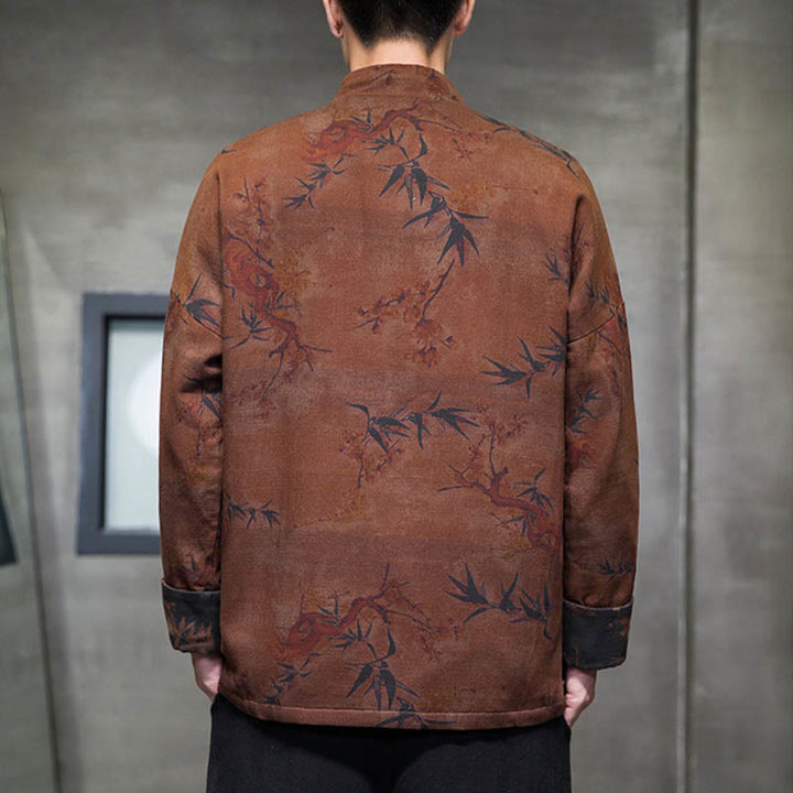 Buddha Stonesカエルボタン 中国唐装 ロングシャツ コットン メンズ ジャケット 衣類 - image 11