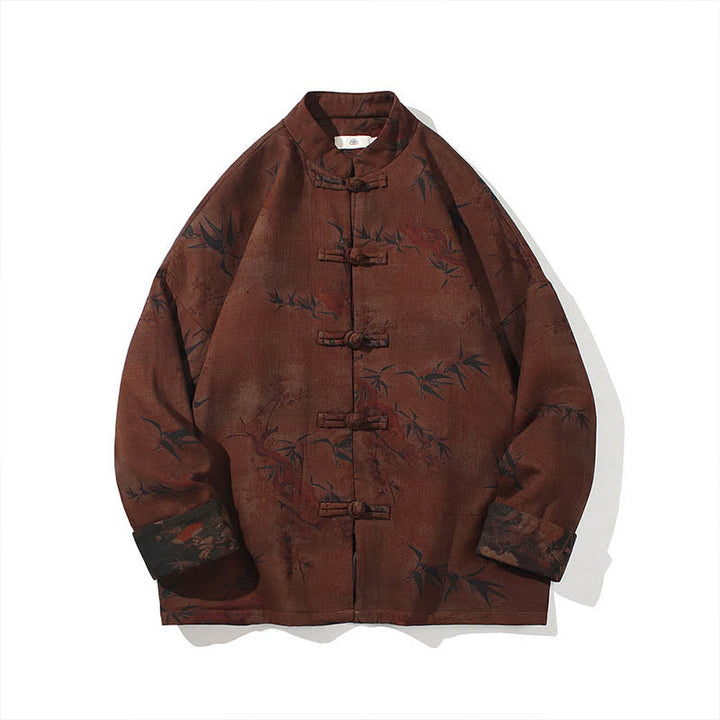 Buddha Stonesカエルボタン 中国唐装 ロングシャツ コットン メンズ ジャケット 衣類 - image 26