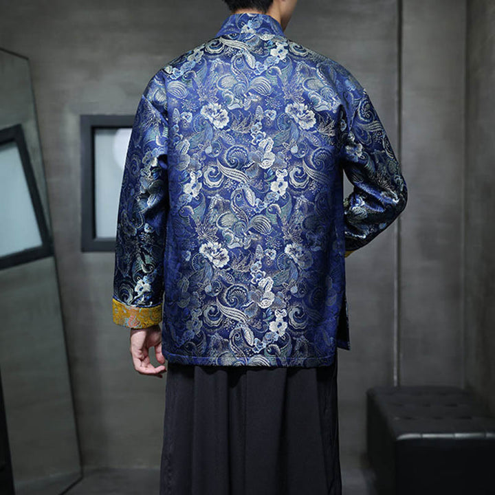 Buddha Stonesカエルボタン 中国唐装 スタンドカラー ロングシャツ メンズ ジャケット 衣類 - image 30