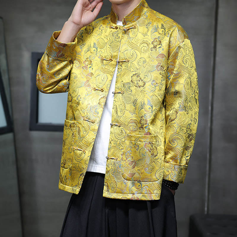 Buddha Stonesカエルボタン 中国唐装 スタンドカラー ロングシャツ メンズ ジャケット 衣類 - image 18