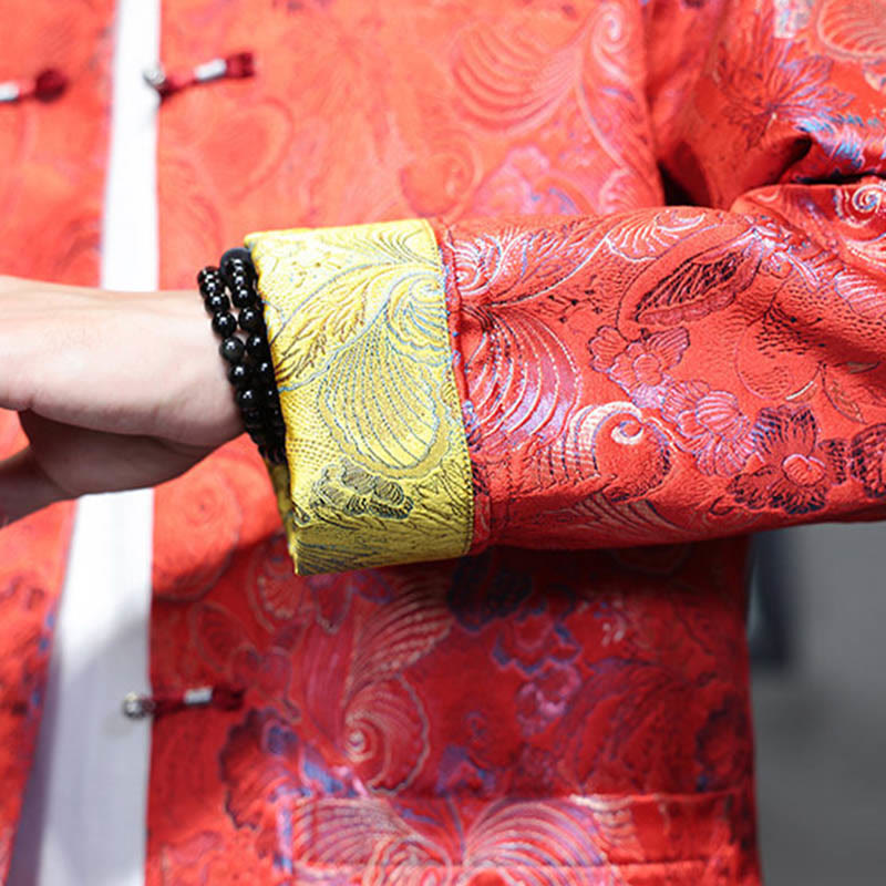 Buddha Stonesカエルボタン 中国唐装 スタンドカラー ロングシャツ メンズ ジャケット 衣類 - image 15