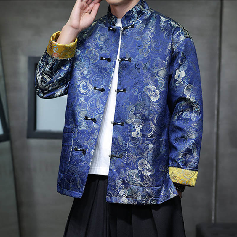 Buddha Stonesカエルボタン 中国唐装 スタンドカラー ロングシャツ メンズ ジャケット 衣類 - image 28