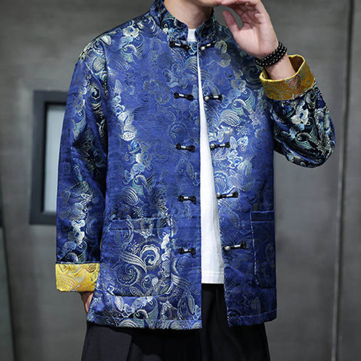 Buddha Stonesカエルボタン 中国唐装 スタンドカラー ロングシャツ メンズ ジャケット 衣類 - image 27