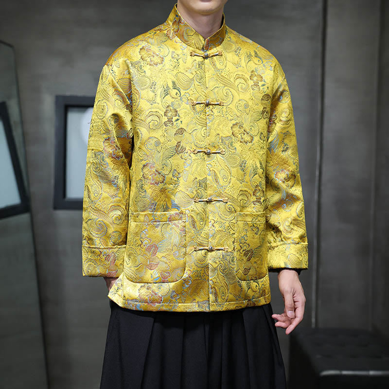 Buddha Stonesカエルボタン 中国唐装 スタンドカラー ロングシャツ メンズ ジャケット 衣類 - image 22