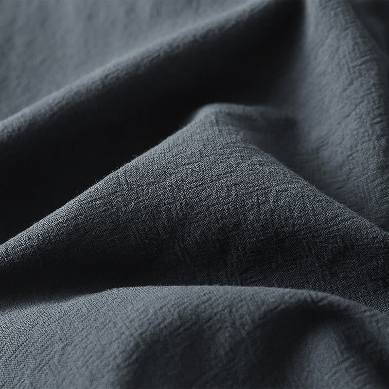 Buddha Stonesメンズ Tシャツ 無地 トップス 半袖 三つボタン Vカラー ソフトコットンシャツ - image 9