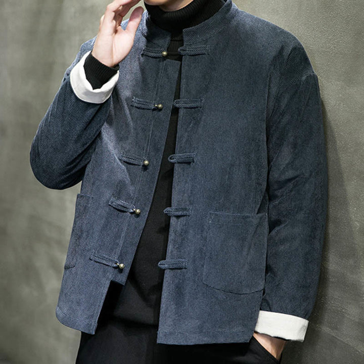 Buddha Stones無地 カエルボタン コットン メンズ ジャケット シャツ 衣類 - image 11