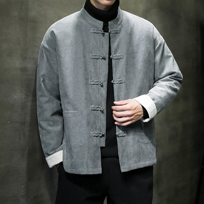 Buddha Stones無地 カエルボタン コットン メンズ ジャケット シャツ 衣類 - image 21