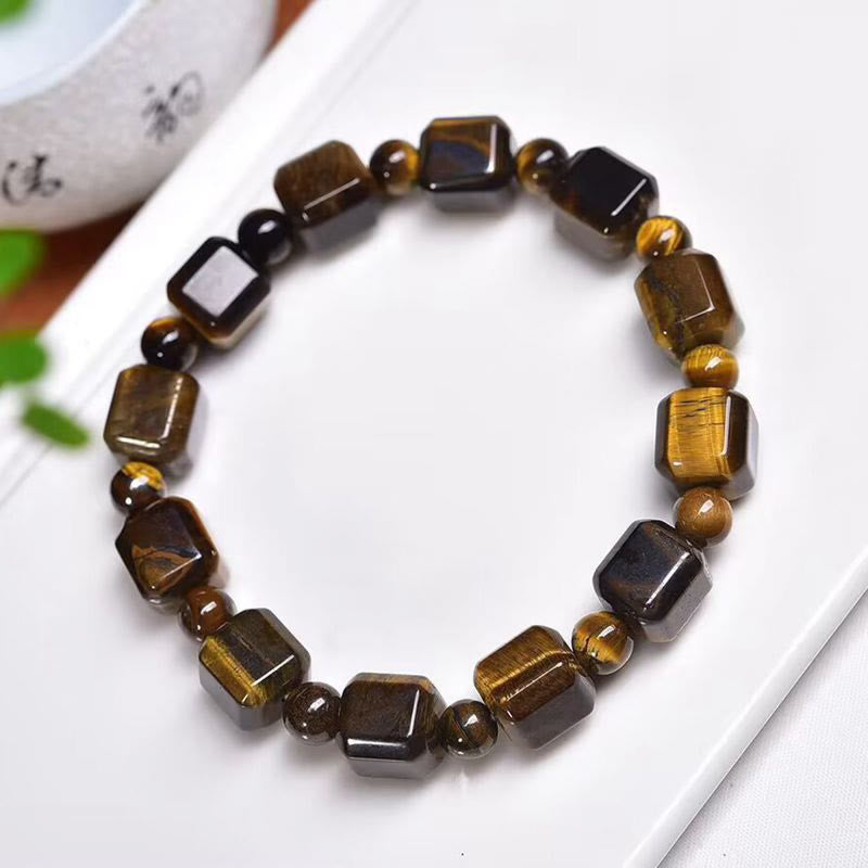 Buddha Stonesタイガーアイ保護ブレスレット