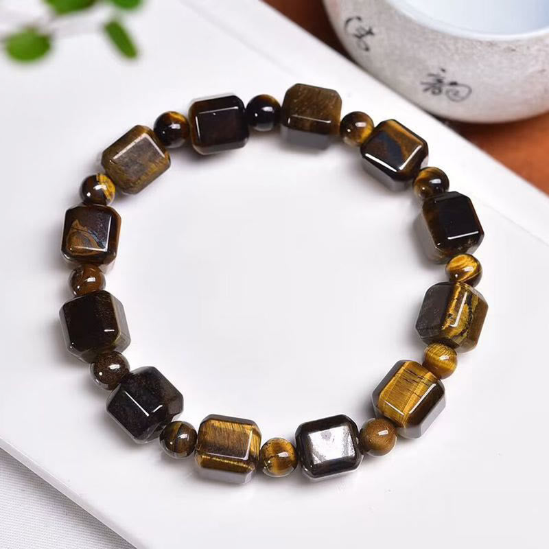 Buddha Stonesタイガーアイ保護ブレスレット