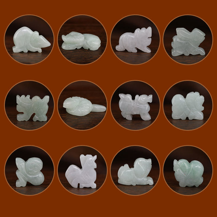 Buddha Stones、中国の十二支、桃の木の祝福、赤い紐のベリーチェーン