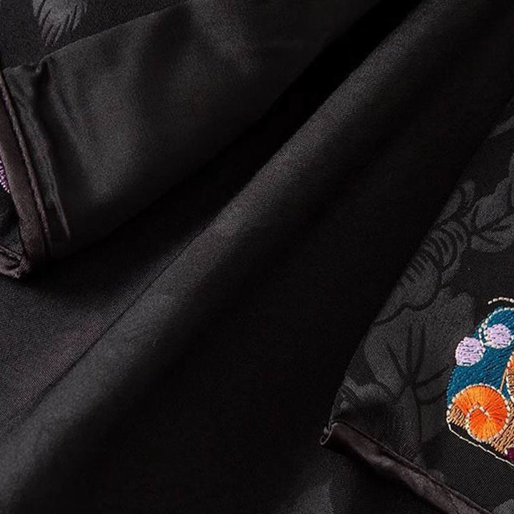 Buddha Stonesヴィンテージ刺繍カラフルな雲花柄ベスト - image 9
