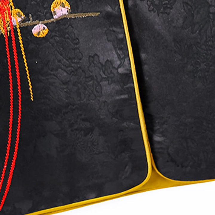 Buddha Stonesヴィンテージ刺繍梅花柄両面着用ベスト - image 6