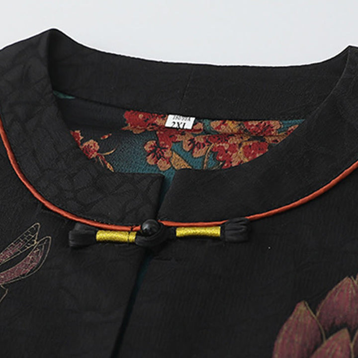 Buddha Stonesヴィンテージ刺繍ジャカード織り花柄ベスト